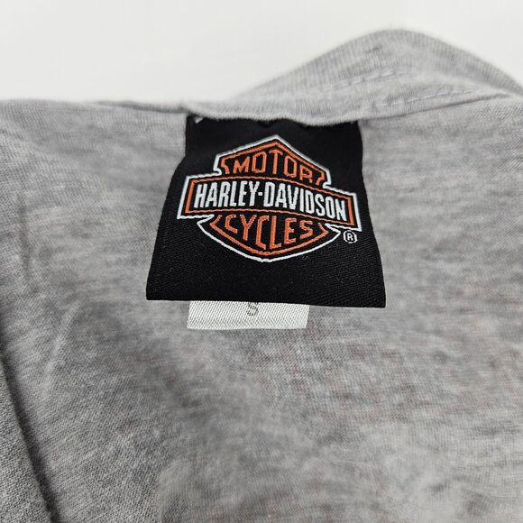 Harley Davidson Shirt Womens Small Gray Alcatraz San Francisco Graphic Tee S - Picture 9 of 10